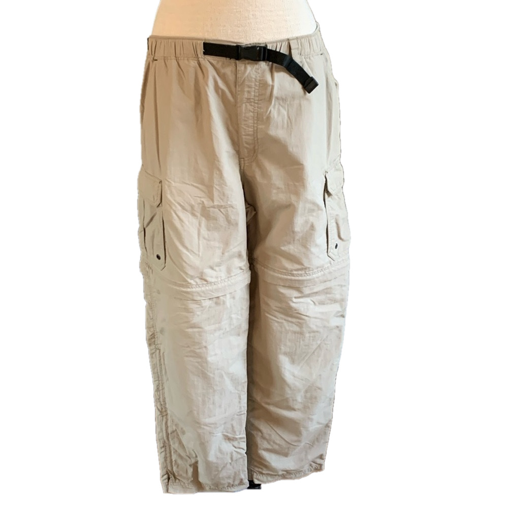 REI sz 30 khaki convertible hiking, camping, fishing outdoor utility pants